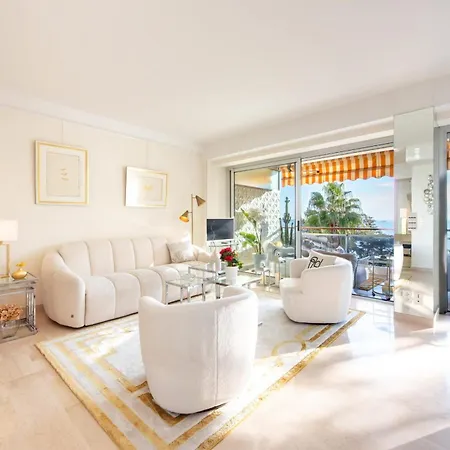 Cote D'azur Sea View Tennis Access Apartment
